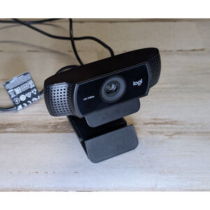 Logitech V-U0028 1080p USB Webcam Camera PC Computer Video 860-000527 Tested